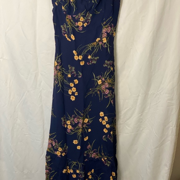 Reformation Nikita Dress Floral Navy - Picture 9 of 10